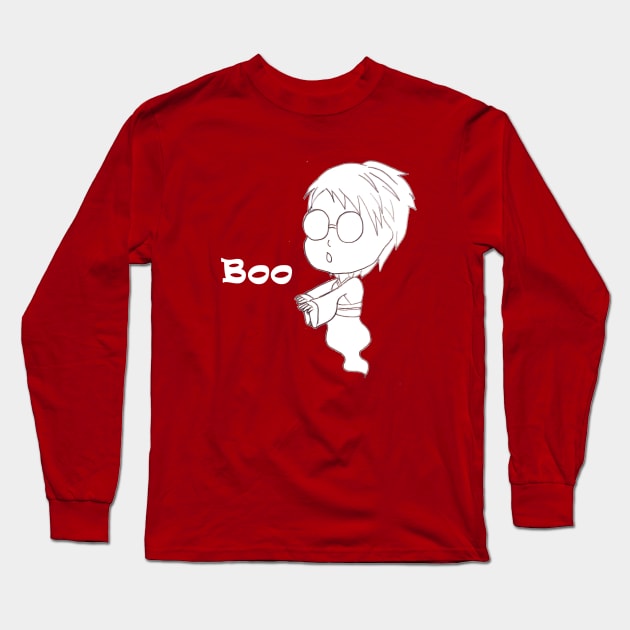 boo Long Sleeve T-Shirt by loulousworld